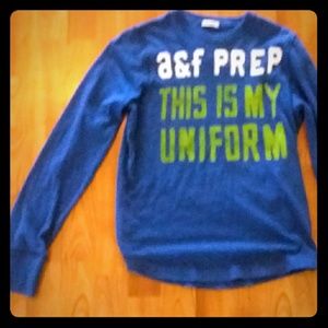 Abercrombie boys long sleeve shirt